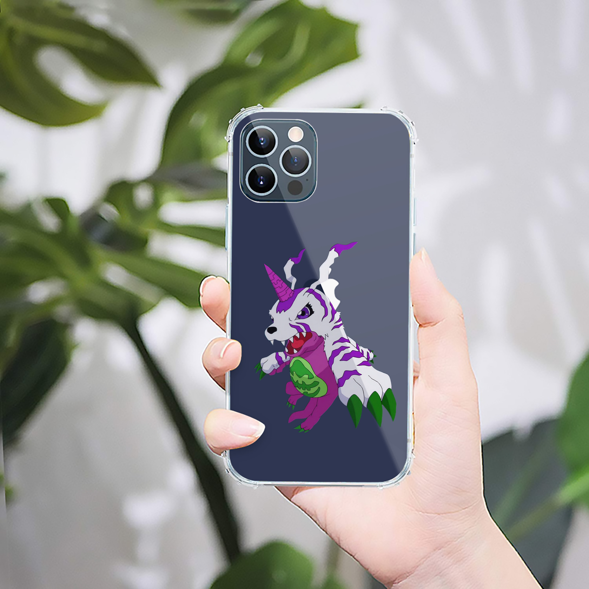 （画像用） Digimon デジタルモンスター/デジモン 【iPhone 12シリーズ対応】透明スマホケース（クリアソフトケース）